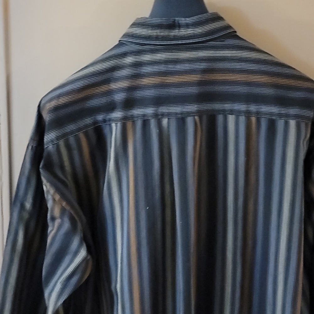 Chatham by Enro Dress Shirt Size XL 60 cot 40 poly - Picture 5 of 8
